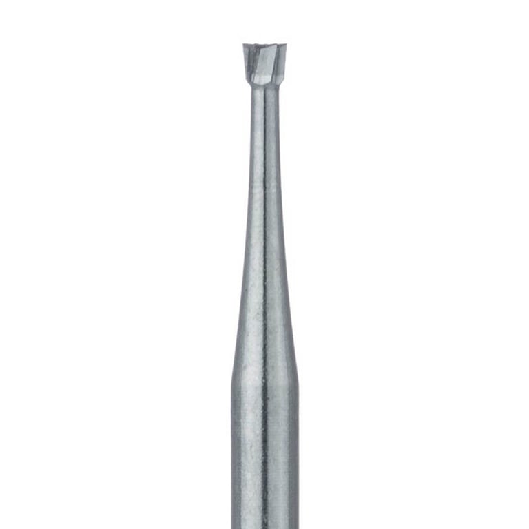 Meisinger FG #HM2.010 Inverted Cone, Operative Carbide Burs, 5/Pk. Head size 1mm Ø, working length