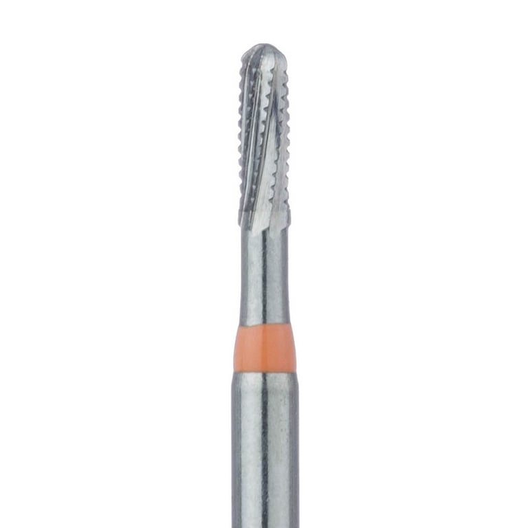 Meisinger FG #HM31C.012 Round End Crosscut Fissure, 1.2mm Ø Head Size, Carbide Burs, 5/Pk. Working