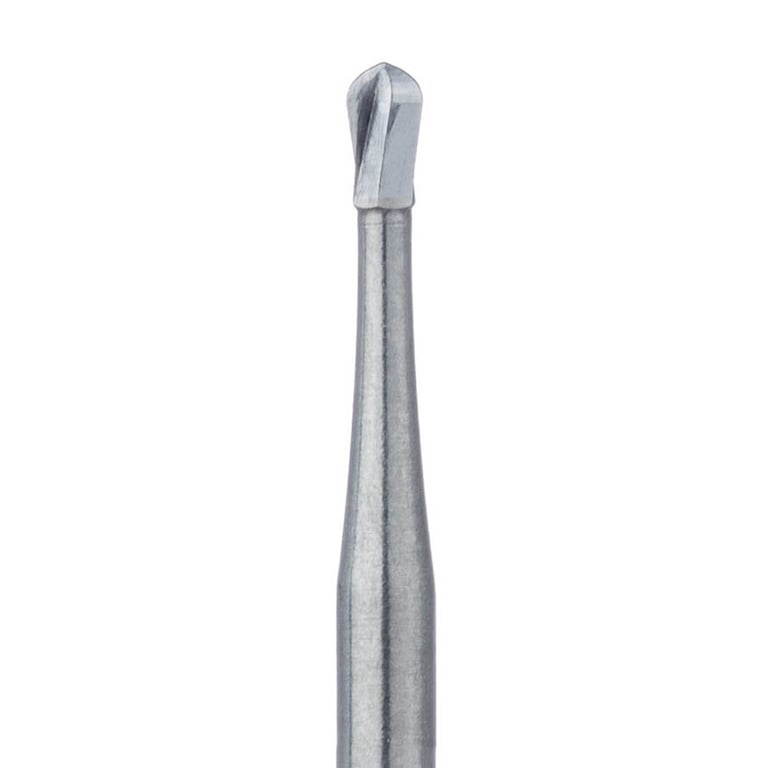 Meisinger FG #HM7.012 Pear Shaped, Operative Carbide Burs, 5/Pk. Head size 1.2mm Ø, working length
