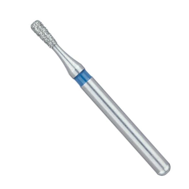 Meisinger FG #0512 Medium, Pear Shaped, Single Use Diamond Burs, 25/Pk. Head size 1.2mm Ø, working