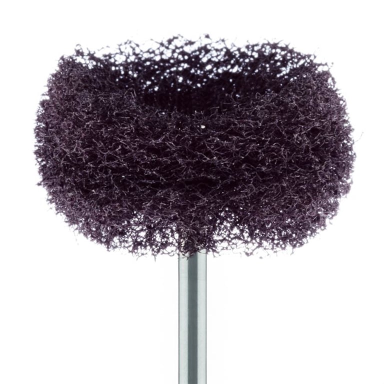 Meisinger HP #253.250 Fine, Wheel Shaped, Fuzzies Polisher, Purple, 5/Pk. Head size 25mm Ø
