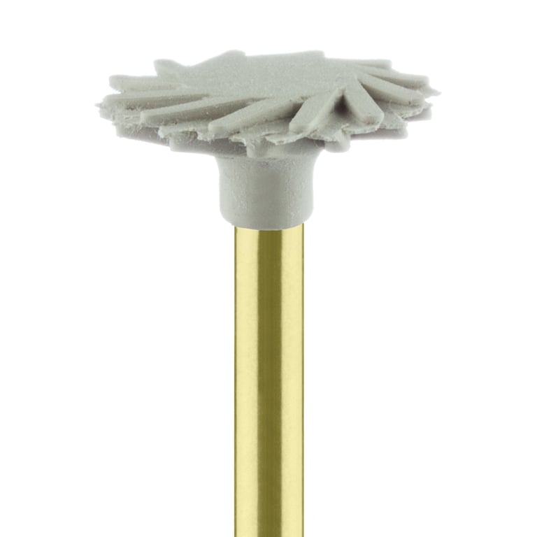 Meisinger RA #9769F.100 Fine, Spiral, Twist Polisher, Beige, 2/Pk. Head size 10mm Ø, working