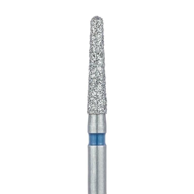 Meisinger FG #856.016 Medium, Round End Taper, Diamond Bur, 5/Pk. Head size 1.6mm Ø, working