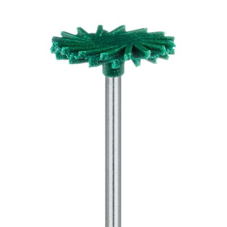 Meisinger Twist Porcelain HP Polisher, Coarse, 17mm, Green, 2/Pk. Diamond impregnated