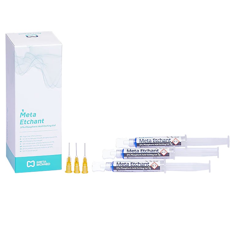 Meta Etchant 37% Etching Gel, Kit: 3 Syringes x 3 mL and 20