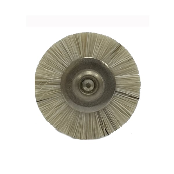 BesQual HP Mounted Bristle Brushes, #12 Standard Stiff, 12/Pk. Ideal for cleaning and polishing