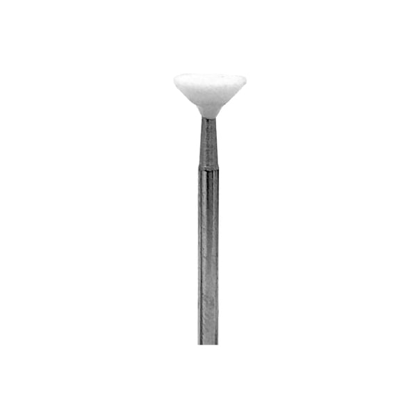 BesQual #42 White HP Mounted Grinding Stones, Inverted Cone, Medium, 100/Pk. HP shank. Ideal