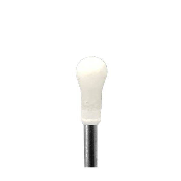 BesQual FG 1.60mm White Mounted Stone, Fine, Round, 12/Pk. Aluminum Oxide for finishing