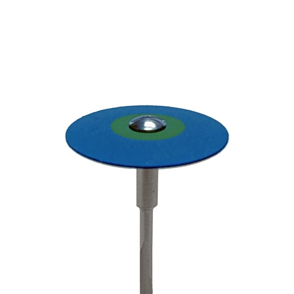 BesQual Rubber Diamond Impregnated Polisher (W2), Medium, Knife Edge, 1/Pk. Size(mm): 26 x 2.0