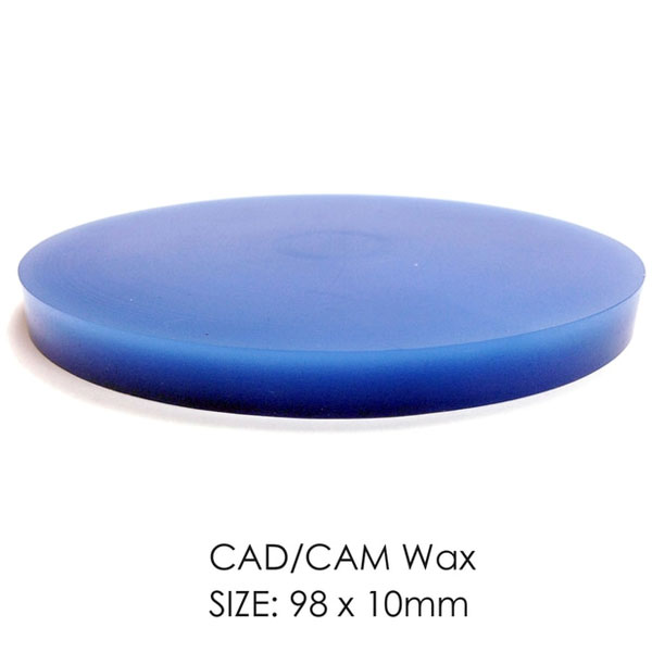 BesQual CAD/CAM Milling Wax Disc 98mm x 10 mm. De
