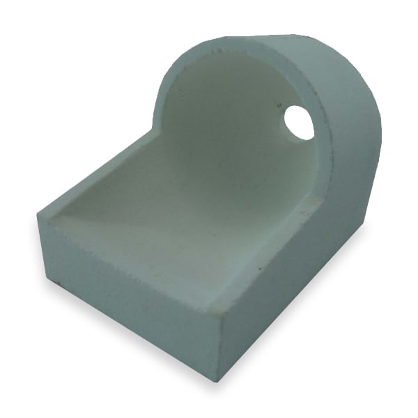 BesQual Crucible - Mini Quartz. Hooded. Fits any standard type or broken arm casting machine