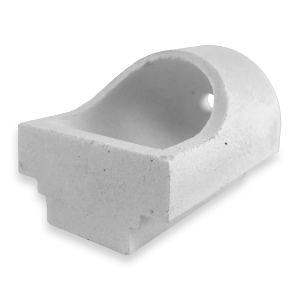 BesQual Crucible - Quartz. Hooded. Fits any standard type or broken arm casting machine