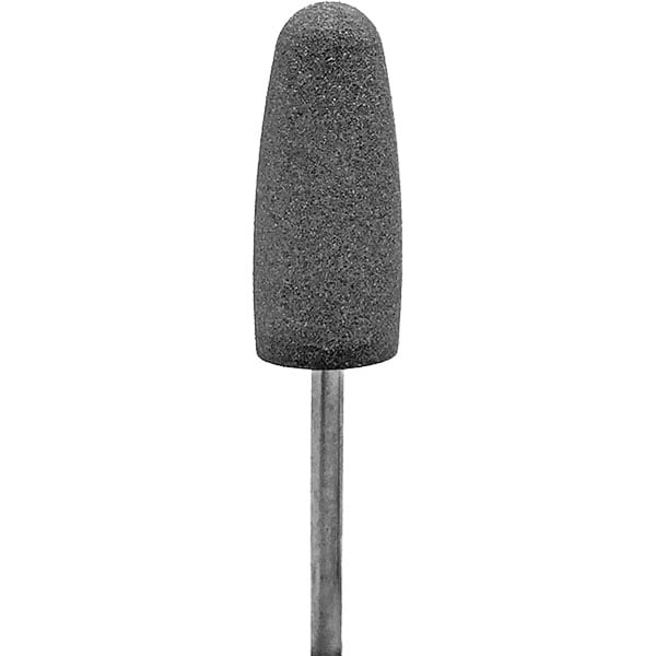 BesQual Silicone Acrylic Polisher - Coarse, Gray, 24 x 10 mm, 10/Pk. Round end, Large Point