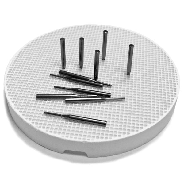 BesQual Honeycomb Firing Trays with 40 Metal Pins, 2/Pk. Honeycomb Tray is used as a platform