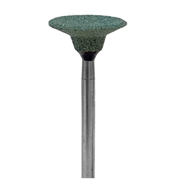 BesQual Green HP Mounted Grinding Stone G033 - Concave 100/Pk. Excellent for fast contouring