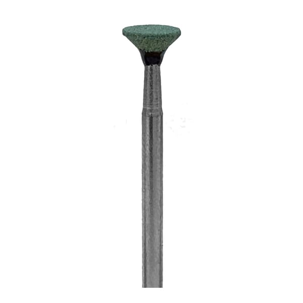 BesQual Green HP Mounted Grinding Stone G019 - Small Inverted Cone 100/Pk. Excellent for fast
