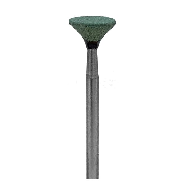 BesQual HP Green Mounted Grinding Stone G042 - Inverted Cone 100/Pk. Excellent for fast contouring