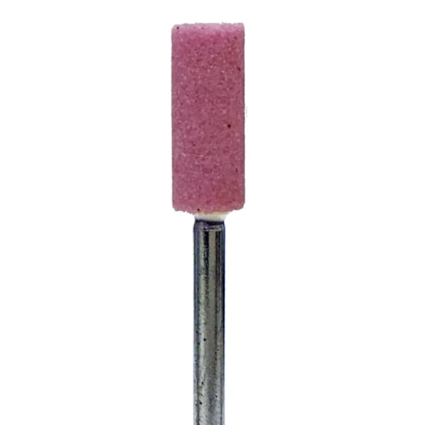 BesQual Pink (A.O.) HP Mounted Grinding Stone P039 - Small Barrel 100/Pk. Fine Finishing