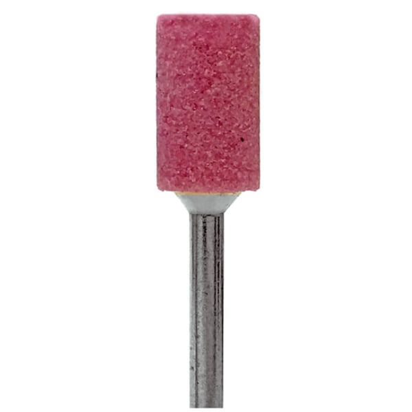 BesQual Pink (A.O.) HP Mounted Grinding Stone P059 - Barrel 100/Pk. Fine Finishing for precious
