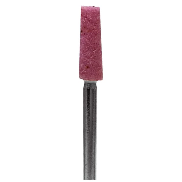 BesQual Pink (A.O.) HP Mounted Grinding Stone P020 - Taper 100/Pk. Fine Finishing for precious