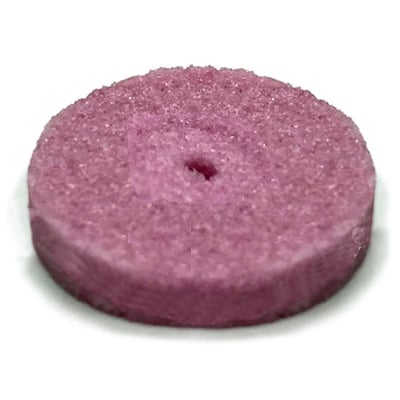 BesQual Pink Unmounted Grinding Stone 20 x 4.0 mm Wheel, 100/Box. Best used for precious ceramic