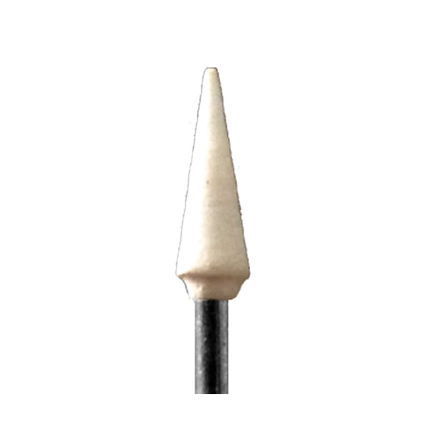 BesQual RA Shank White Grinding Mounted Stone Silicone Carbide RW-CN1 - Cone 12/Pk. Excellent