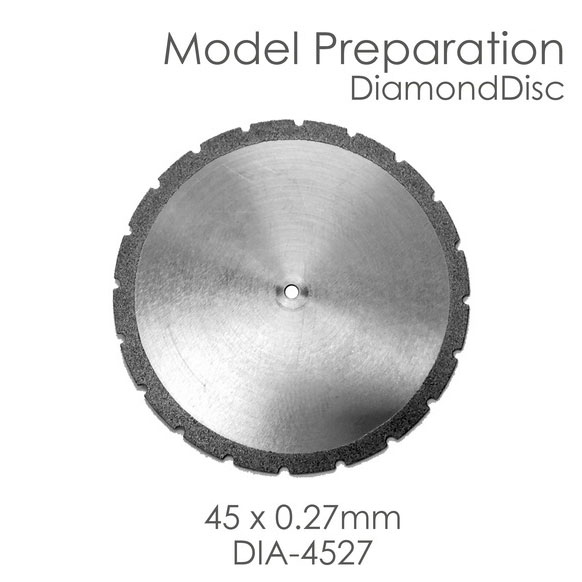 BesQual Model Preparation Diamond Disc 45mm x 0.27mm. Diamond disc only, mandrel not included