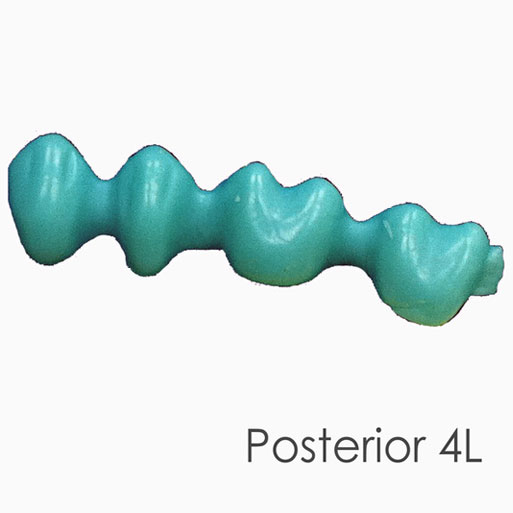 BesQual Pontic Wax - Posterior #4 Left, 12/Pk. Saves time, easy to carve and more efficient