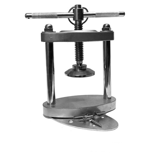 BesQual Single Flask Press. Table mountable for more sturdy use