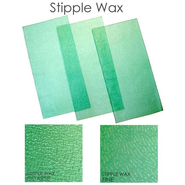 BesQual Stipple Wax - Fine 0.3mm, 15cm x 7.5cm per sheet, 10 Sheets/Pk. Used for waxing up bases