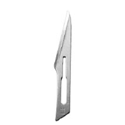 BesQual #11 Stainless Steel Surgical Scalpel Blade, 100/Pk. Sterile, single-use