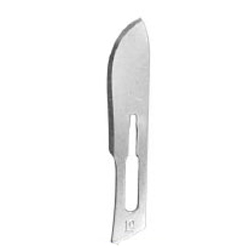 BesQual #10 Stainless Steel Surgical Scalpel Blade, 100/Pk. Sterile, single-use