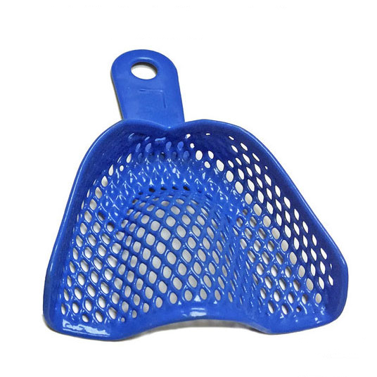 BTray Metal Perforated Impression Trays, Resin Coated, Large Upper Arch, 12/Pk. Resin Coated