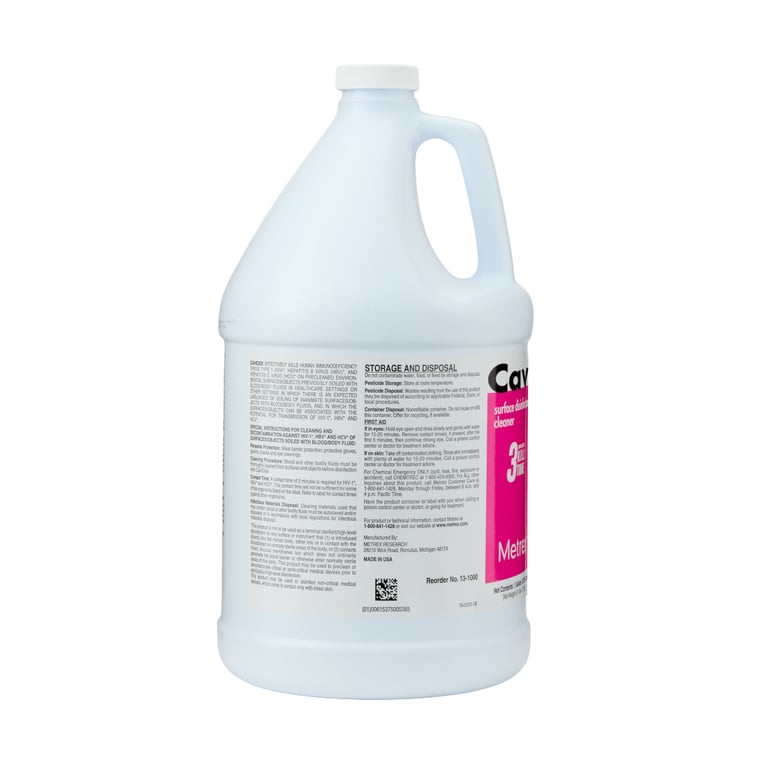 CaviCide Surface Disinfectant 1 Gallon Bottles.