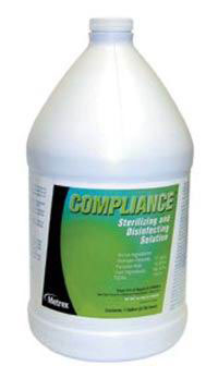 Compliance Instrument Sterilant, 1 Gallon. Ready-to-use liquid chemical sterilant and high-level