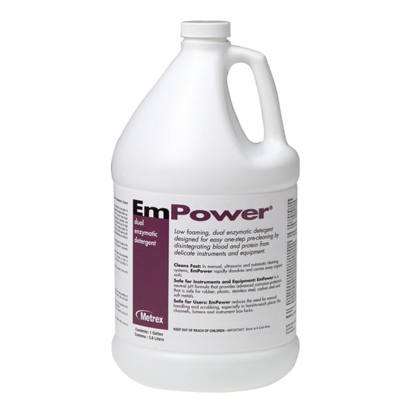 EmPower Enzymatic Solution, Fresh Scented. 4 x 1 Gal. Dual-Enzymatic Detergent, effective as both