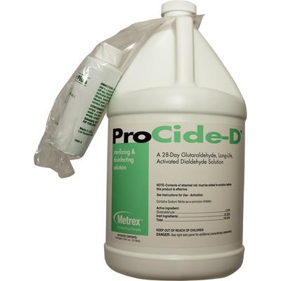 ProCide D 2.5% Glutaraldehyde Sterilant Solution - 1 Gallon Bottle. Long life, activated 28 day