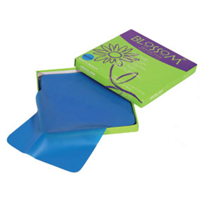 Blossom 6" x 6" Medium, Blue Latex Dental Dam 36/Bx