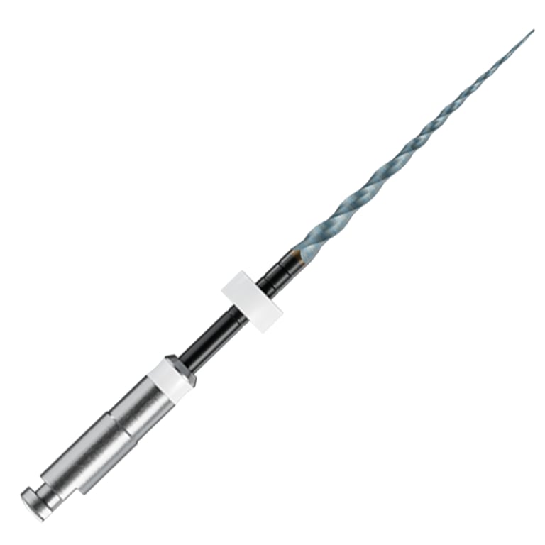 MicroMega MM Taper NiTi Rotary File S2, .04 Taper, 25mm, Sterile, 6/Pk. White stop and ring