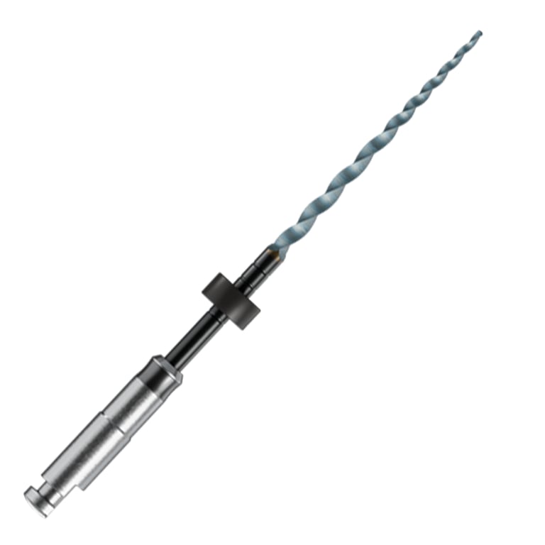 MicroMega MM Taper NiTi Rotary File F4, .06 Taper, 21mm, Sterile, 6/Pk. Black stop and ring