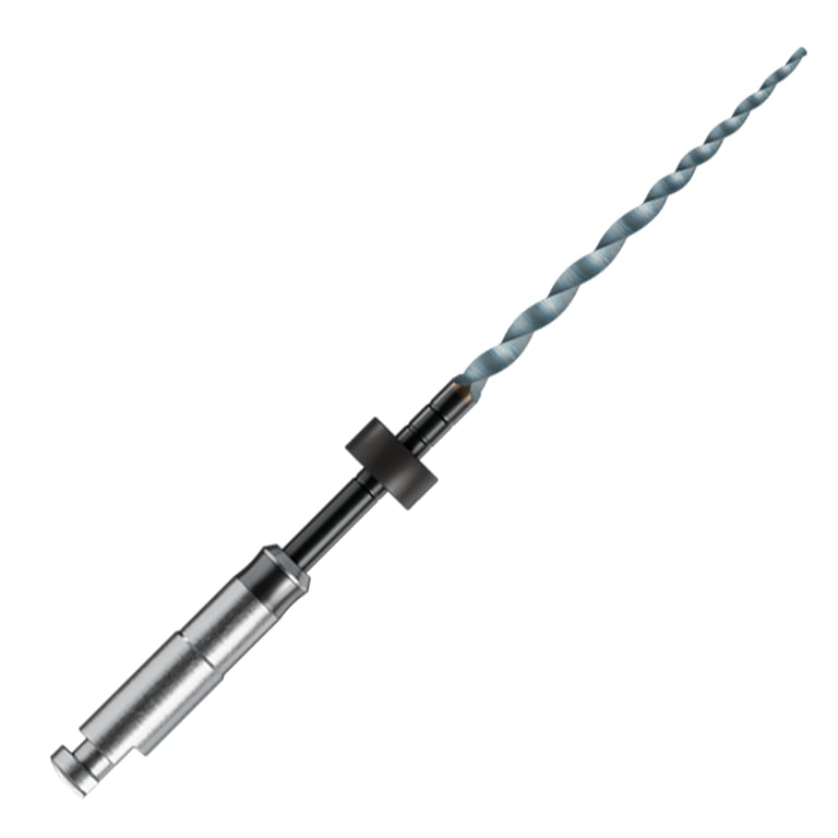 MicroMega MM Taper NiTi Rotary File F4, .06 Taper, 25mm, Sterile, 6/Pk. Black stop and ring