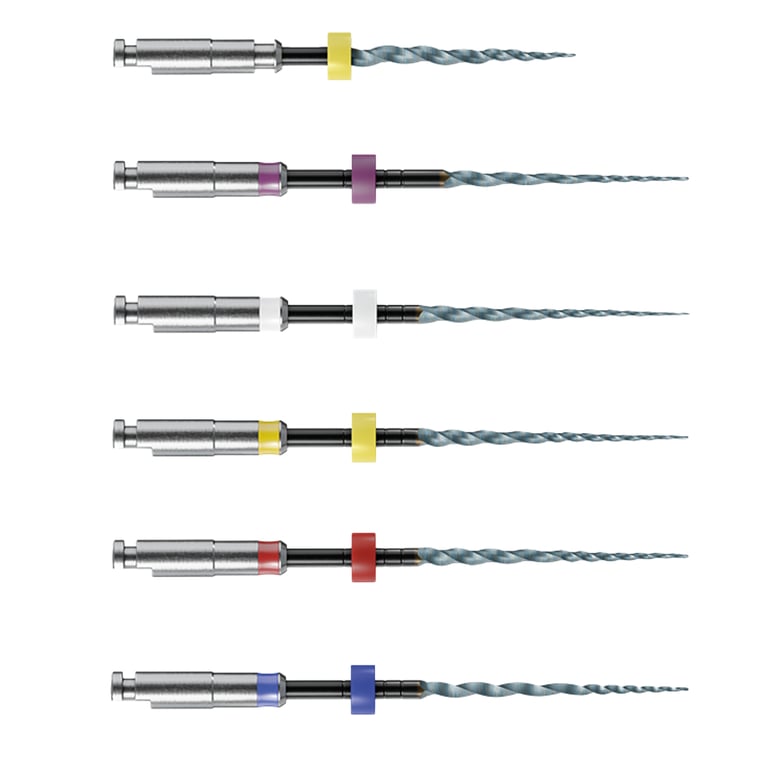 MicroMega MM Taper NiTi Rotary File, 25mm, Sterile, Assorted Set. Includes: each one of SX, S1