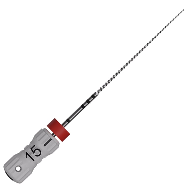 MicroMega MM 21mm Stainless Steel K-File, #15 White, 6/Pk. Endodontic files designed