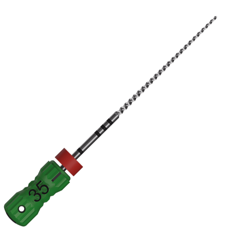 MicroMega MM 21mm Stainless Steel K-File, #35 Green, 6/Pk. Endodontic files designed
