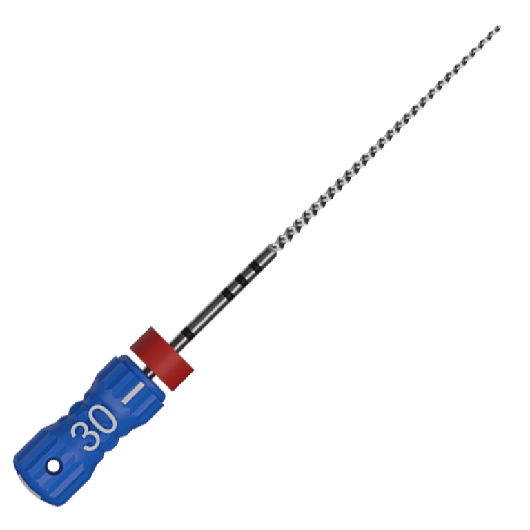 MicroMega MM 25mm Stainless Steel K-File, #30 Blue, 6/Pk. Endodontic files designed