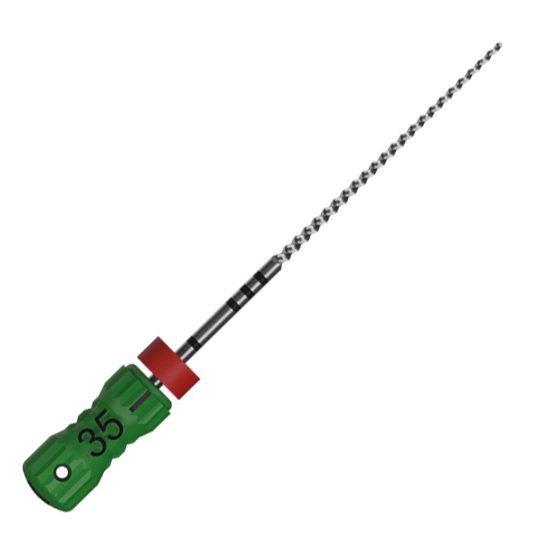 MicroMega MM 25mm Stainless Steel K-File, #35 Green, 6/Pk. Endodontic files designed