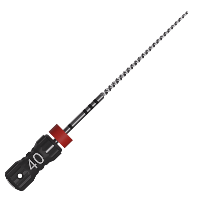 MicroMega MM 25mm Stainless Steel K-File, #40 Black, 6/Pk. Endodontic files designed