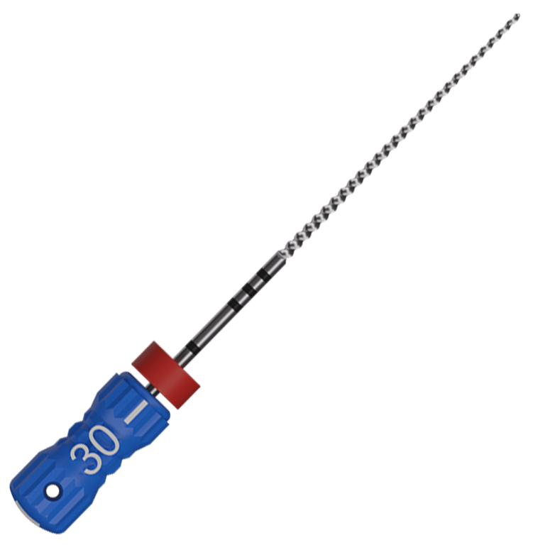 MicroMega MM 31mm Stainless Steel K-File, #30 Blue, 6/Pk. Endodontic files designed