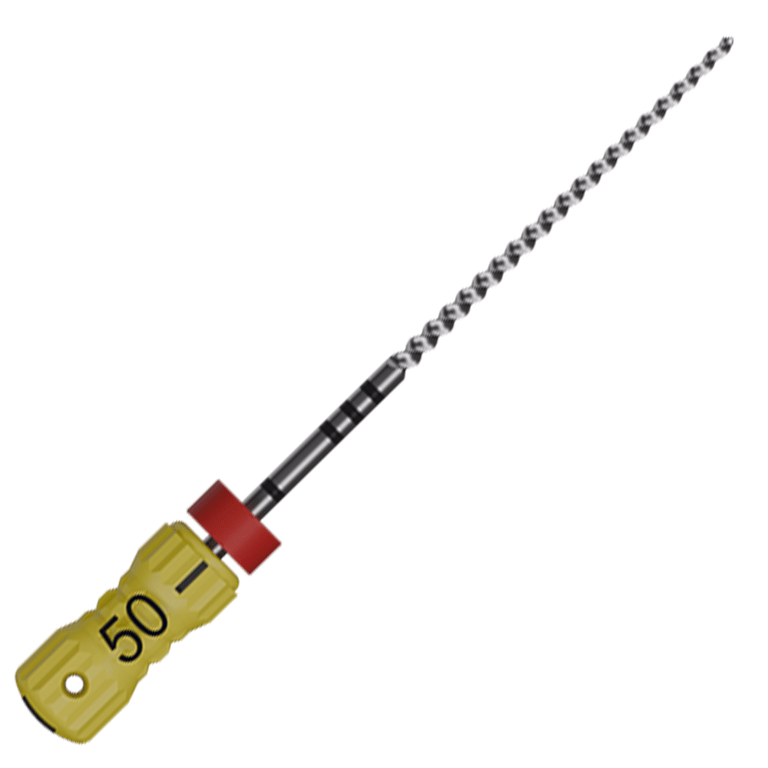 MicroMega MM 31mm Stainless Steel K-File, #50 Yellow, 6/Pk. Endodontic files designed