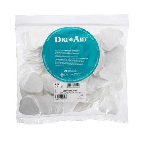 Dri-Aids Small, Plain Cotton Roll Substitute, Bag of 250. #331125